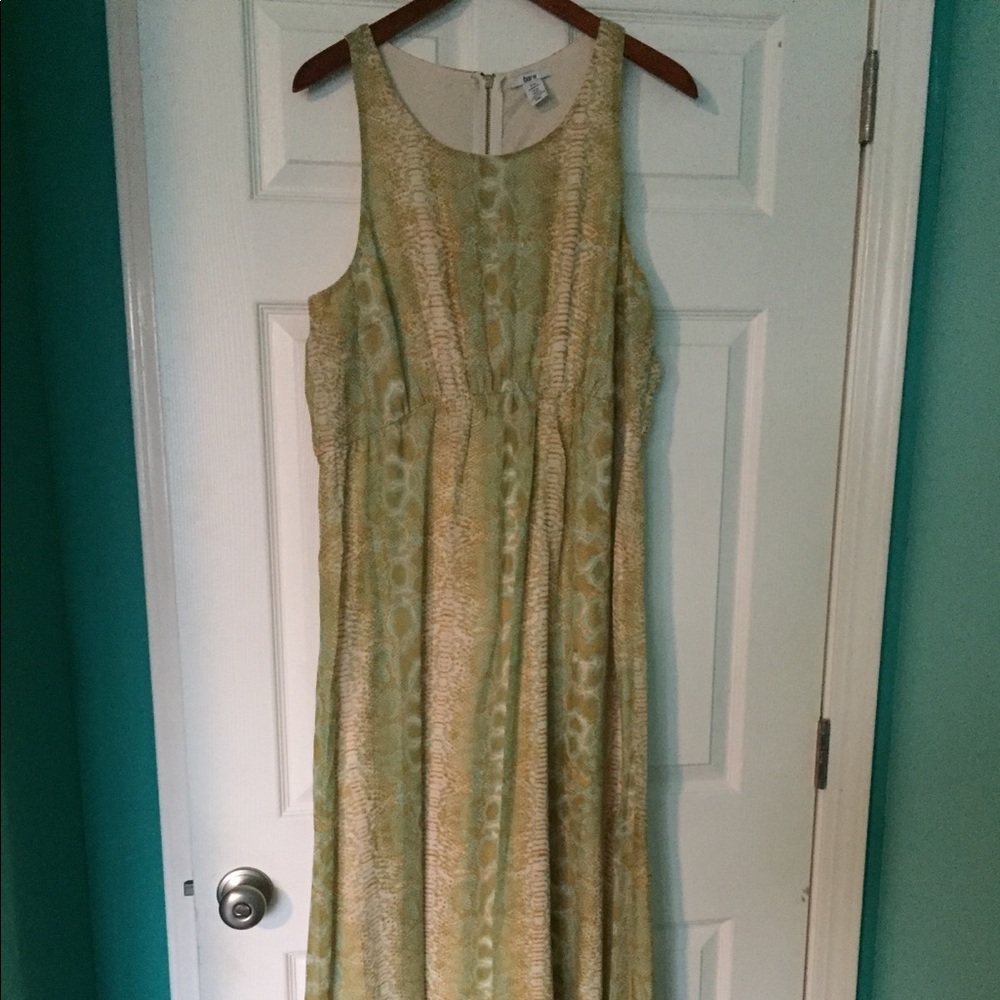Bar III Racerback Maxi Dress Snake Print